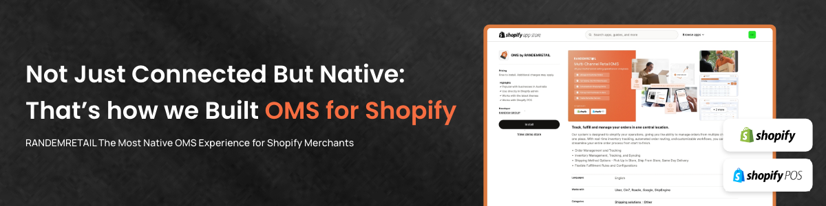 Not Just Connected But NativeThat’s how we Built OMS for Shopify - Banner
