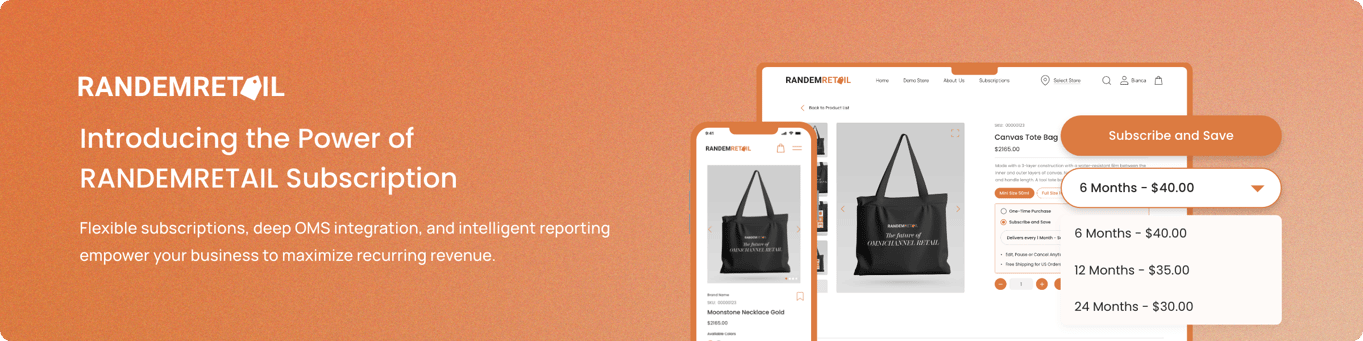 Subscription, Your Way Introducing the Power of RANDEMRETAIL Subscription Article Main Banner